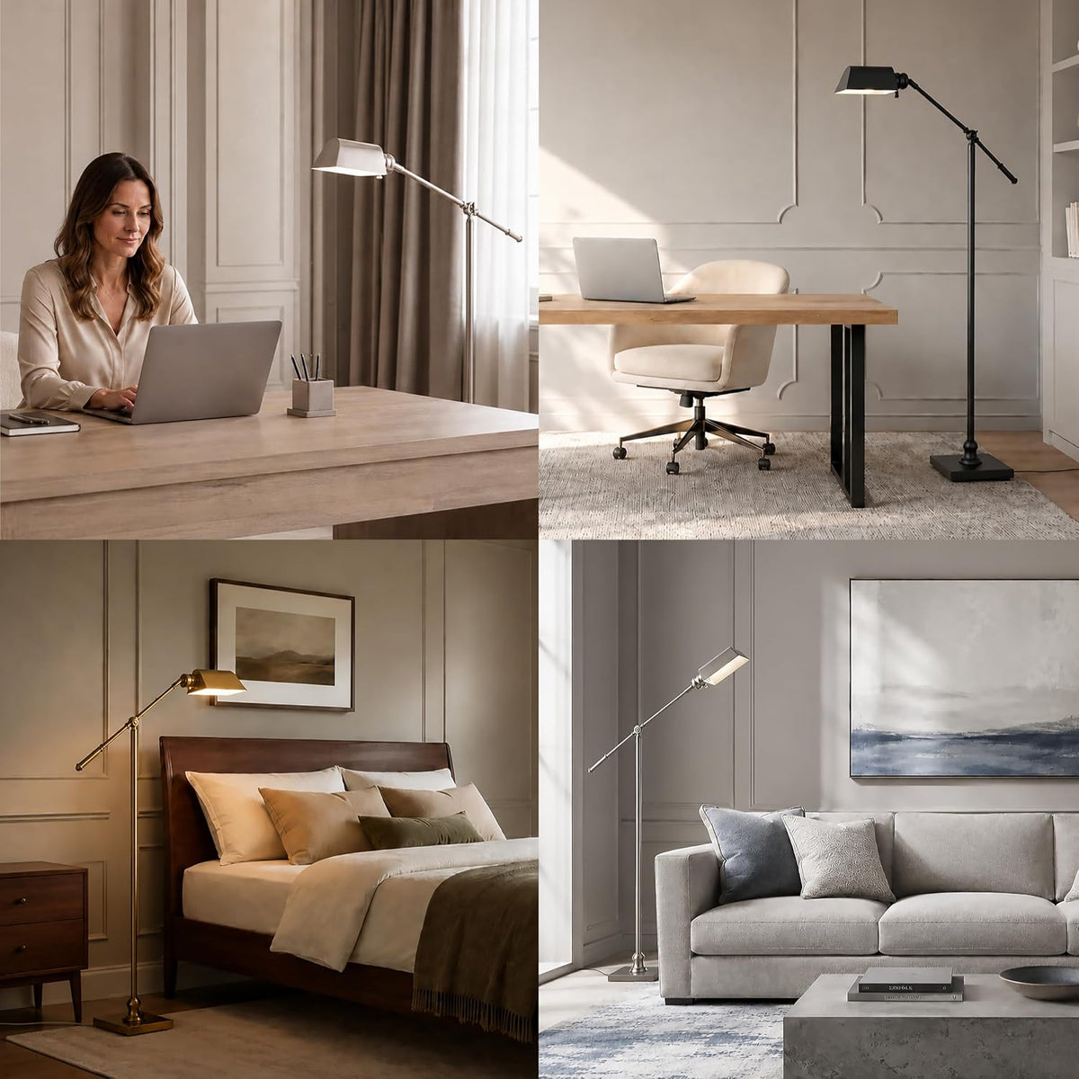 O’Bright - Pharmacy Floor Lamp (Brushed Nickel)