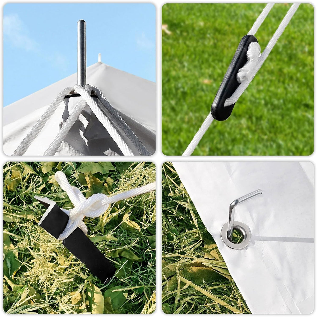 Quictent 20x40 Fire Retardant Pole Party Tents with Storage Bags