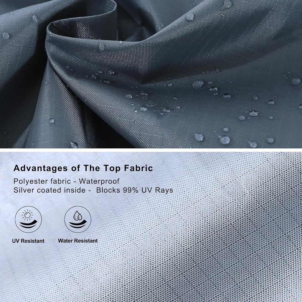 MASTERCANOPY 10x10 Replacement Pop Up Canopy Top Dark Gray