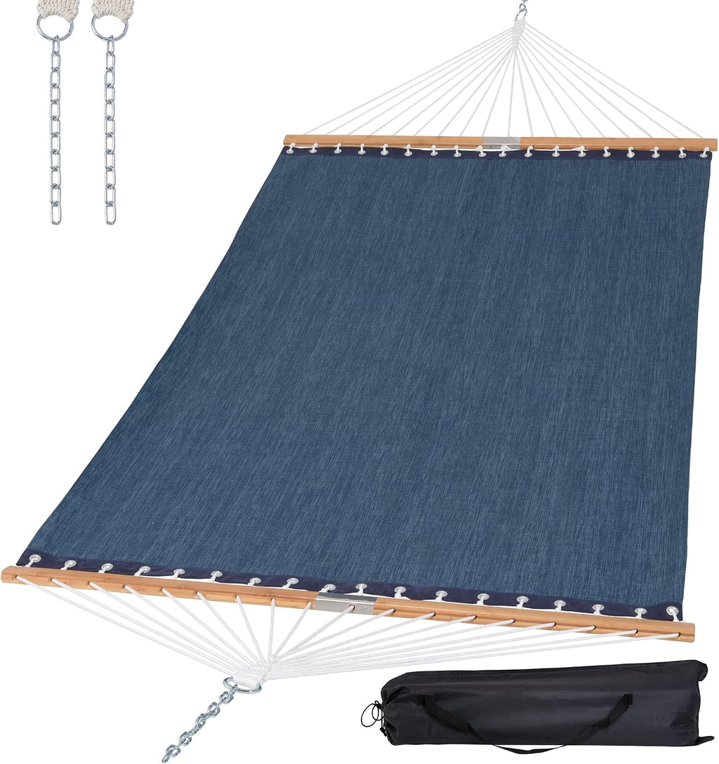 SUNCREAT Hammocks Two Person Tree Hammock, 450lbs Capacity, Navy