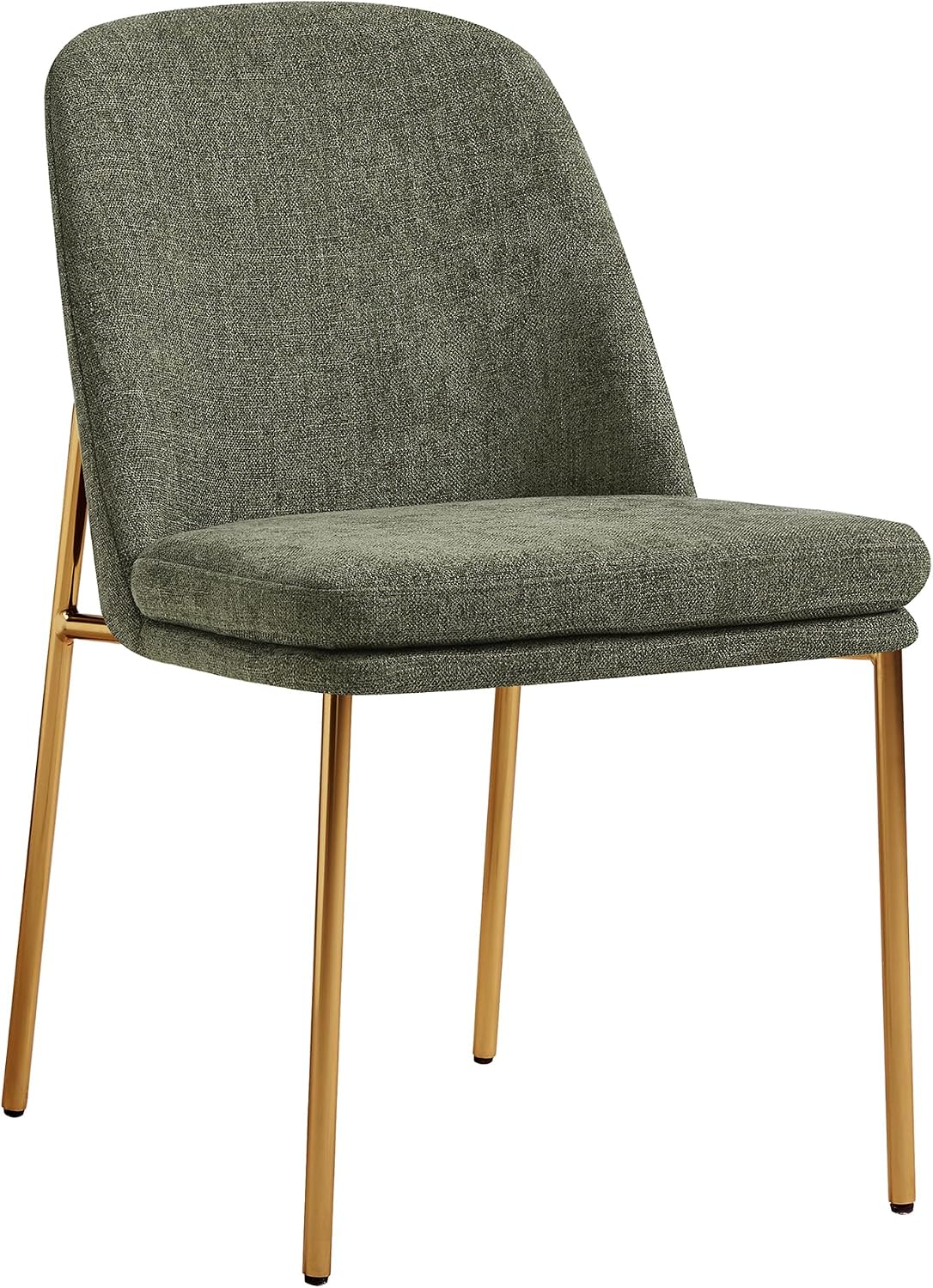 CHITA Modern Dining Chairs Set of 2, Upholstered Dining Chair, Moss Green