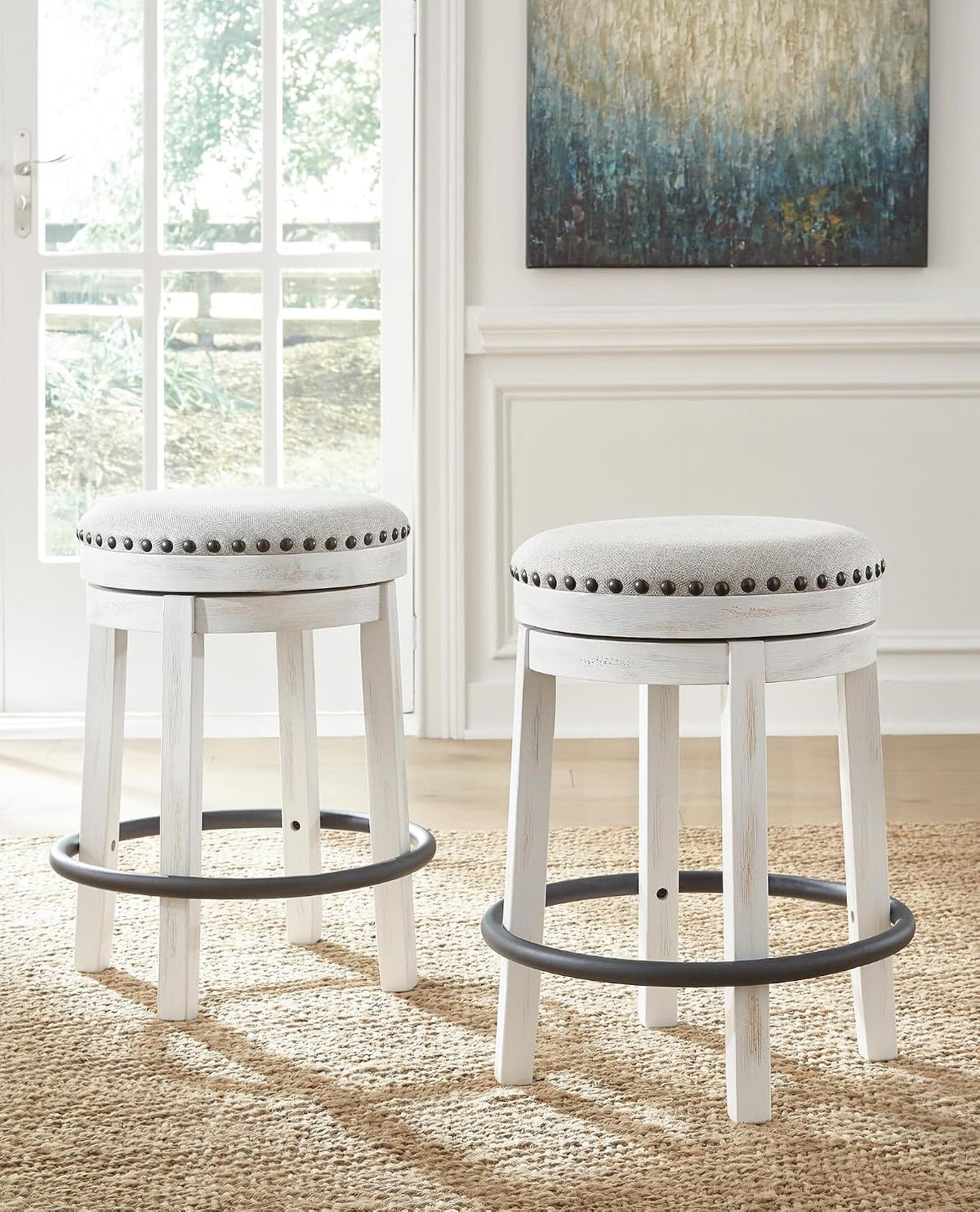 Signature Design by Ashley Valebeck 24 Inch Counter Height Stool