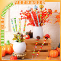 Hicarer 338 Pcs Fall Beaded Fall Garden Stakes DIY Fairy Wand Kit