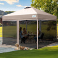 Quictent 10'x10' Pop up Screened Canopy Tent with Mosquito Netting