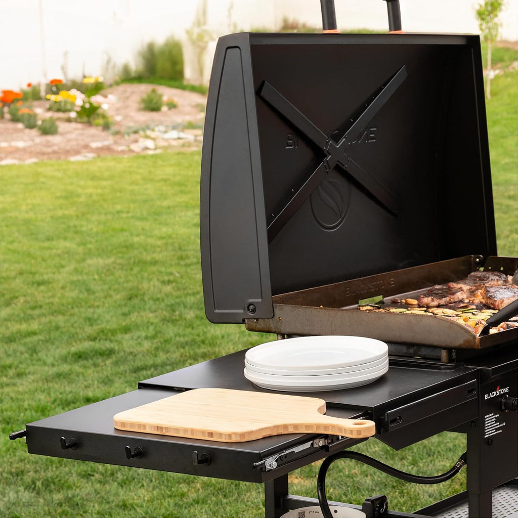 Blackstone Original Portable Griddle with Built-in Hood, Black, 36 Inch