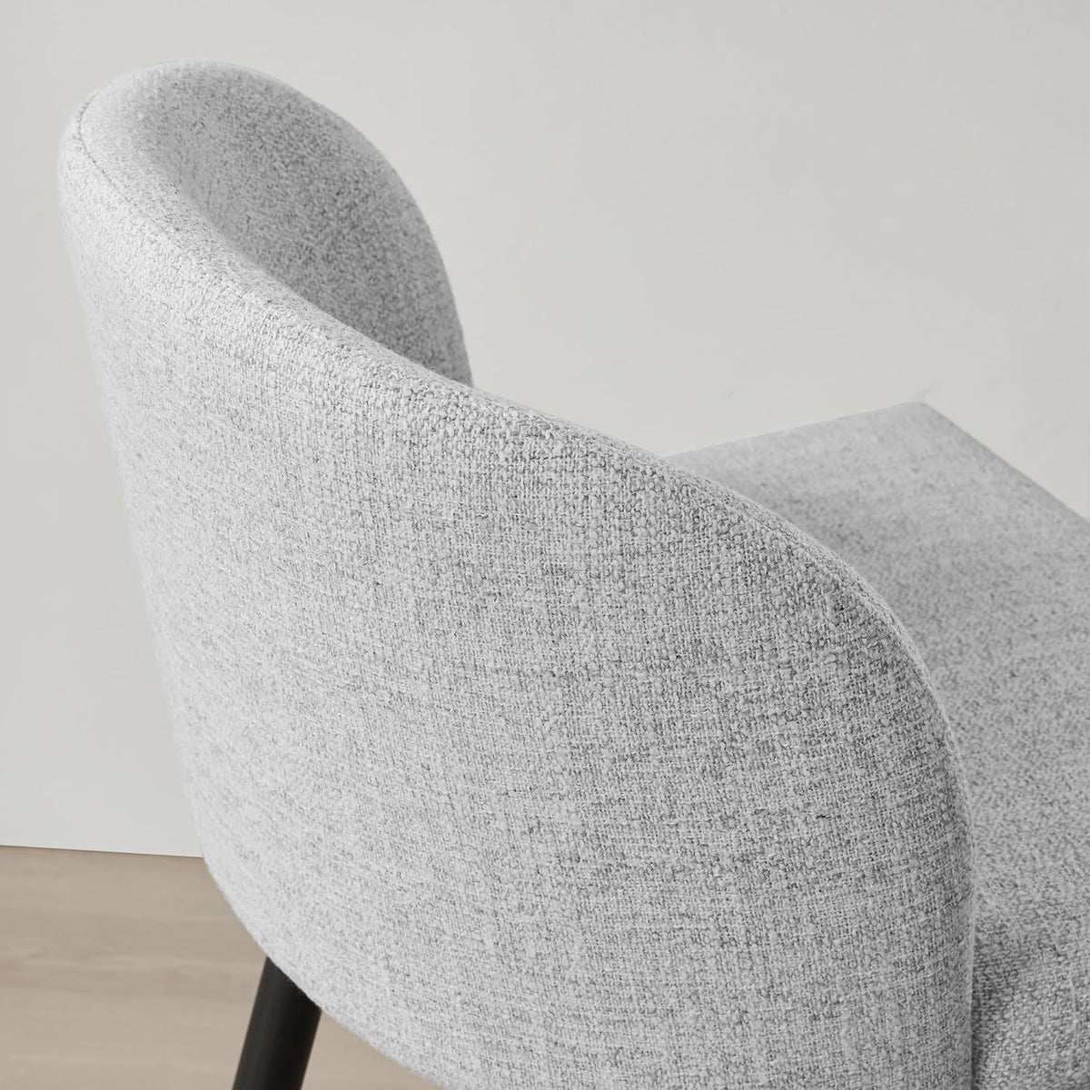 Watson & Whitely Swivel Bar Stools Set of 2, Fabric in White