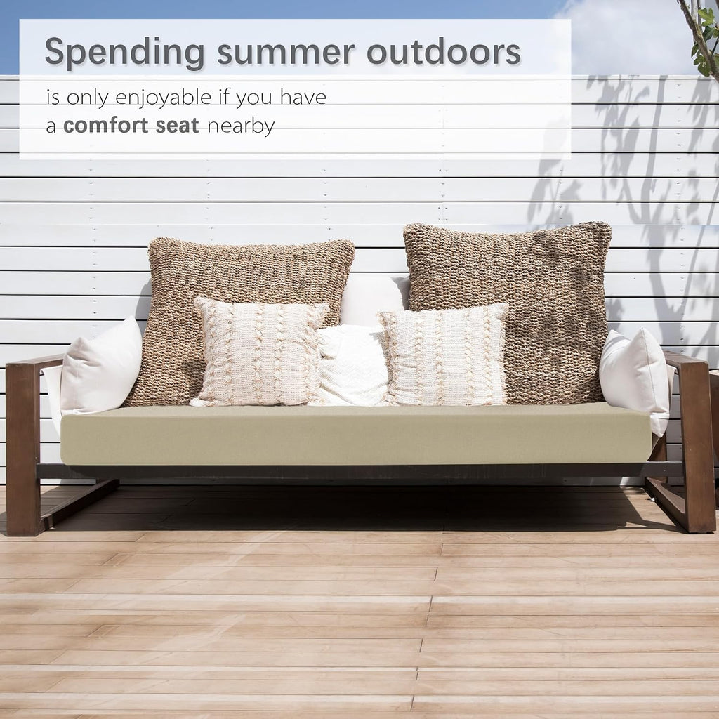 favoyard outdoor bench cushion, 45 x 18 inch, package contents