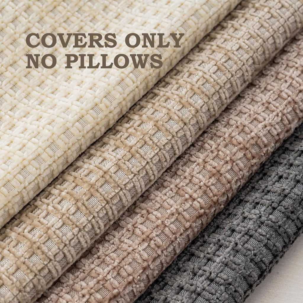 Pack of 4 Throw Pillow Covers 24x24” Boho Cushion Covers for Living Room