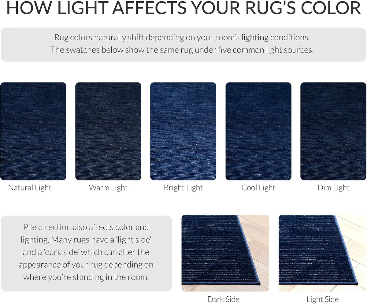 SAFAVIEH Vision Area Rug 6x9, Modern Tonal Navy VSN606N