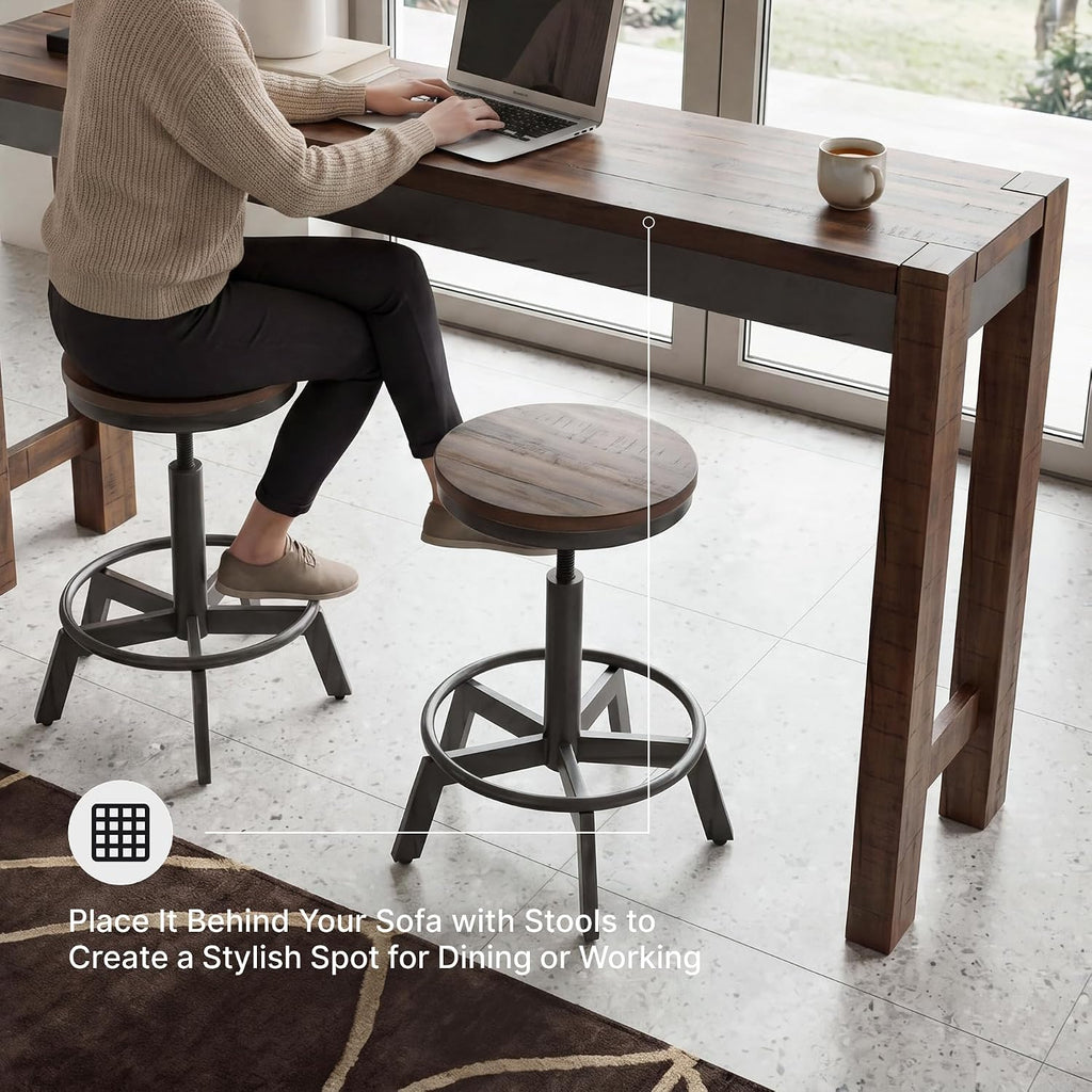 Signature Design by Ashley Counter Height Dining Table, 72-in Behind Couch