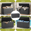 Vixzen 130 Gal Package Delivery Box Lockable Outdoor Storage Boxes