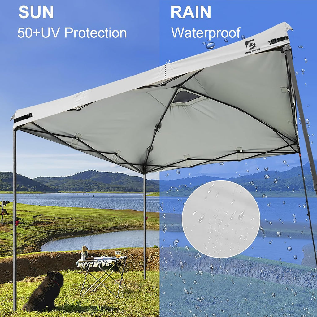 10x10 Pop Up Canopy Replacement Top Cover with Air Vent(Frame NOT INCUDE)