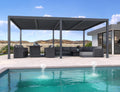 PURPLE LEAF Louvered Pergola 14' x 20' 94AS with Four Adjustable Roof Gray