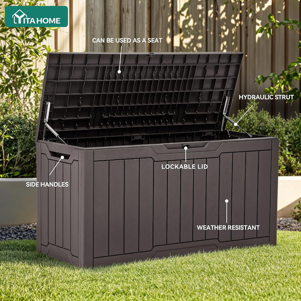 YITAHOME 80 Gallon Outdoor Storage Box