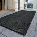 Kuyal Front Door Mat, 4'x8' Indoor Outdoor Entrance Mat
