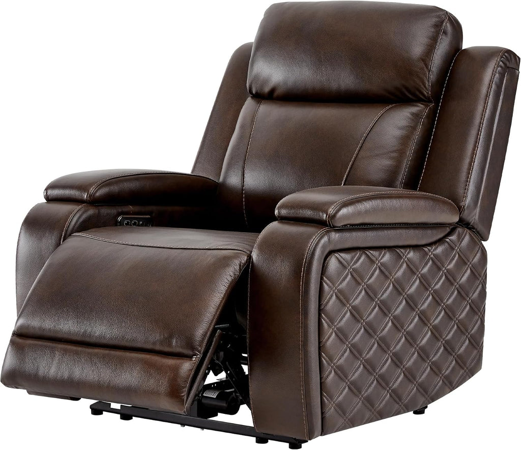 Watson & Whitely Zero Gravity Power Recliner Chair for Adults, Dark Brown