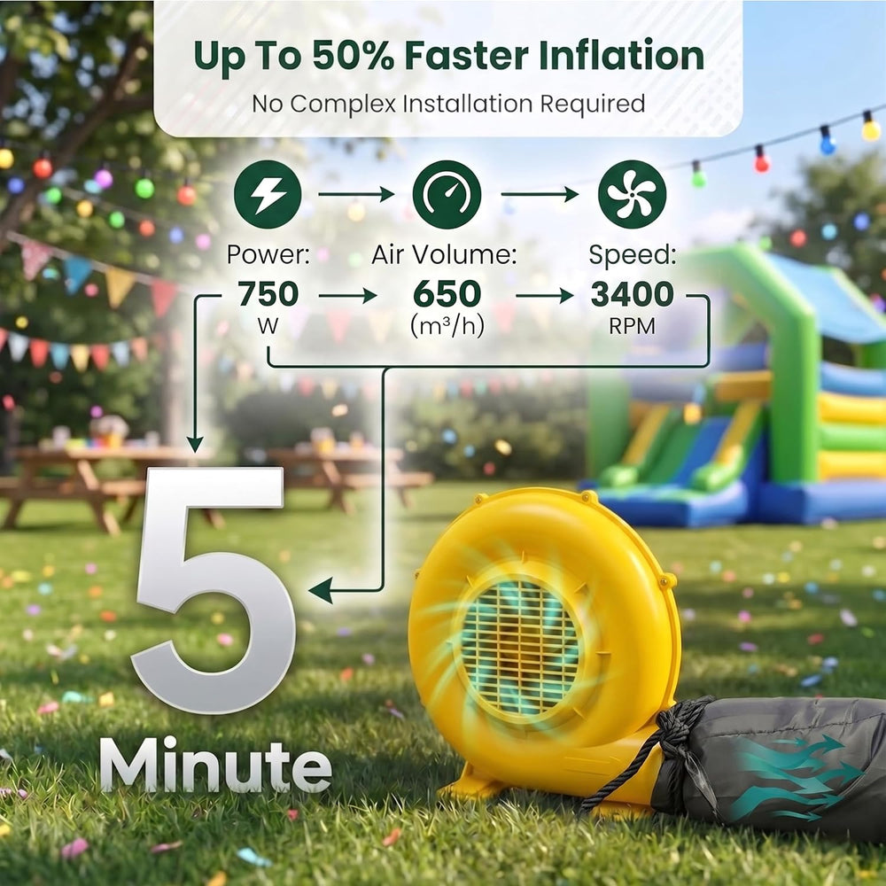 23×16×12Ft Inflatable Nightclub, Blow up Party Tent with Blower for Adult