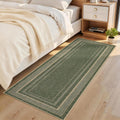 GarveeHome Easy Jute Runner Rug 2x8 Washable Non Slip Hallway Runner Rugs