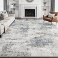 DMOYEST 8x10 Area Rug for Living Room Washable Abstract Indoor Carpet