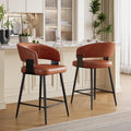 Bar Stools Set of 2, 26" Modern Counter Height Island Stools