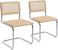 Rattan Dining Chairs Set of 2, Cesca Chairs for Kitchen Room, Mid Century
