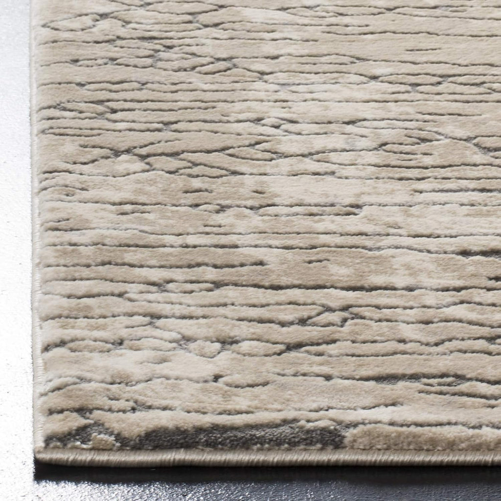 Safavieh Meadow Collection 2'7" x 8' Beige MDW170B Modern Abstract Runner Rug