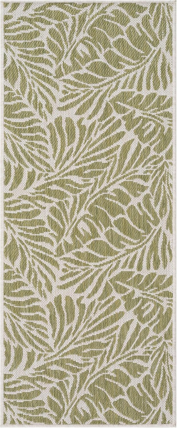 Keen Home Design Waterproof Outdoor Runner Rug, Patio Deck Porch, 2x8