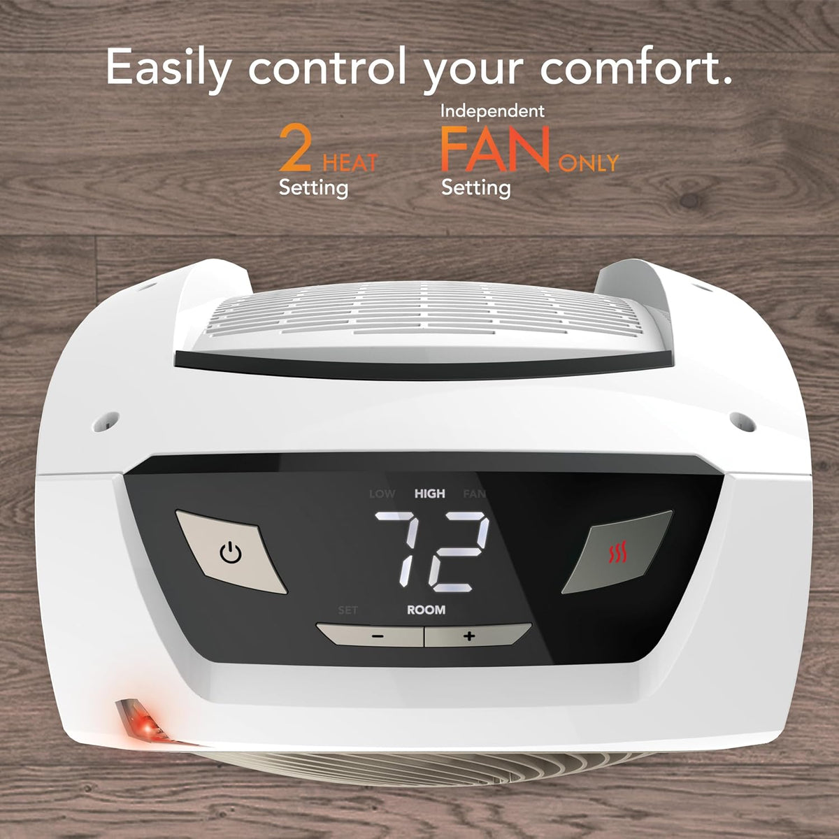 Vornado AVH10 (2025) Space Heater, Fan Only Mode, Auto Climate, White