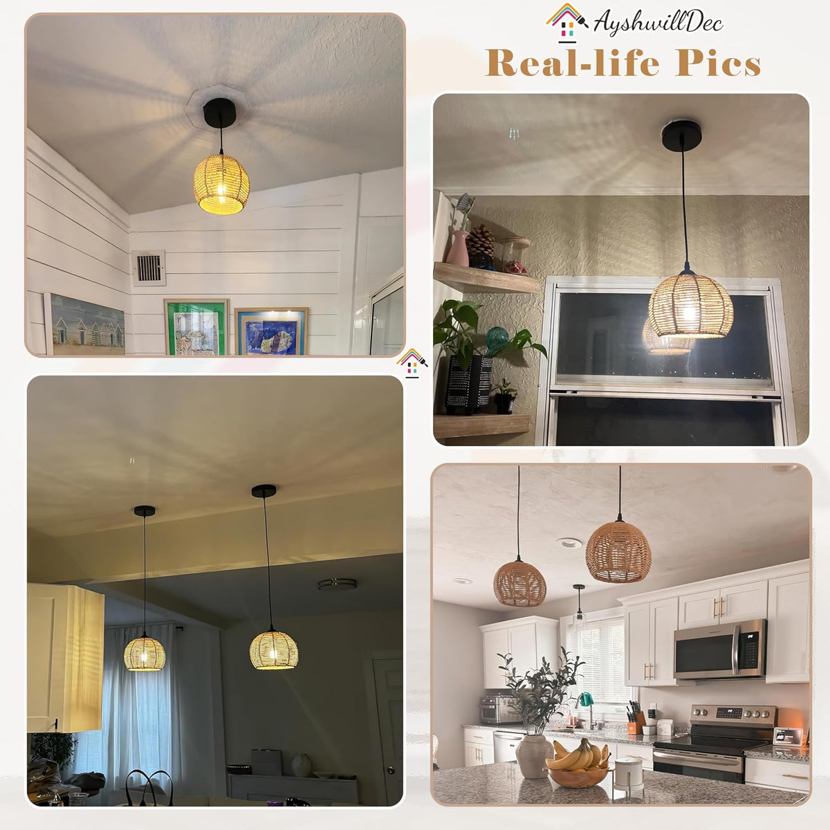 wicker pendant light natural woven pendant light boho, close-up detail