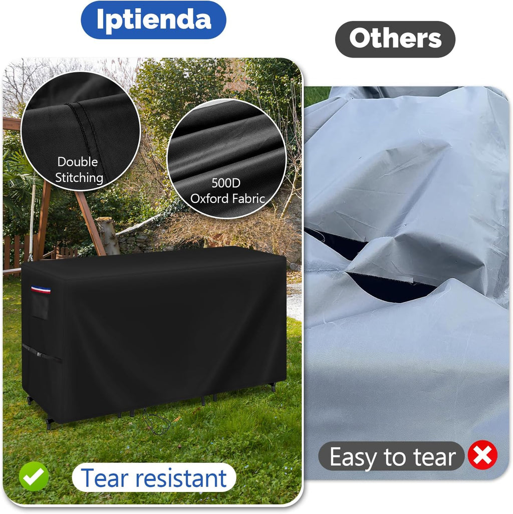 Patio Furniture Covers for High Top Table and Chairs-66x30x45in