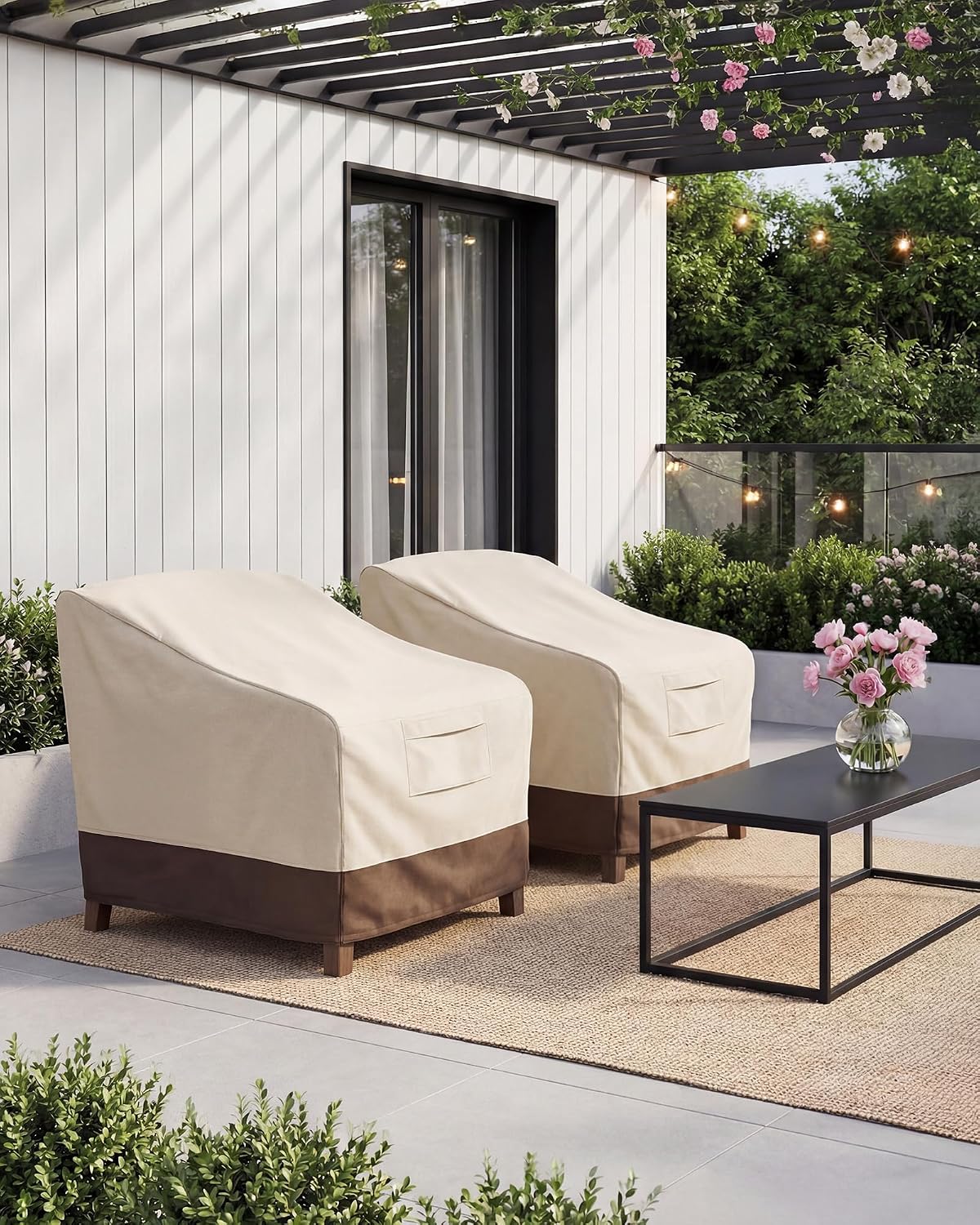 Vailge Patio Chair Covers & Outdoor Furniture Covers Heavy-Duty Waterproof