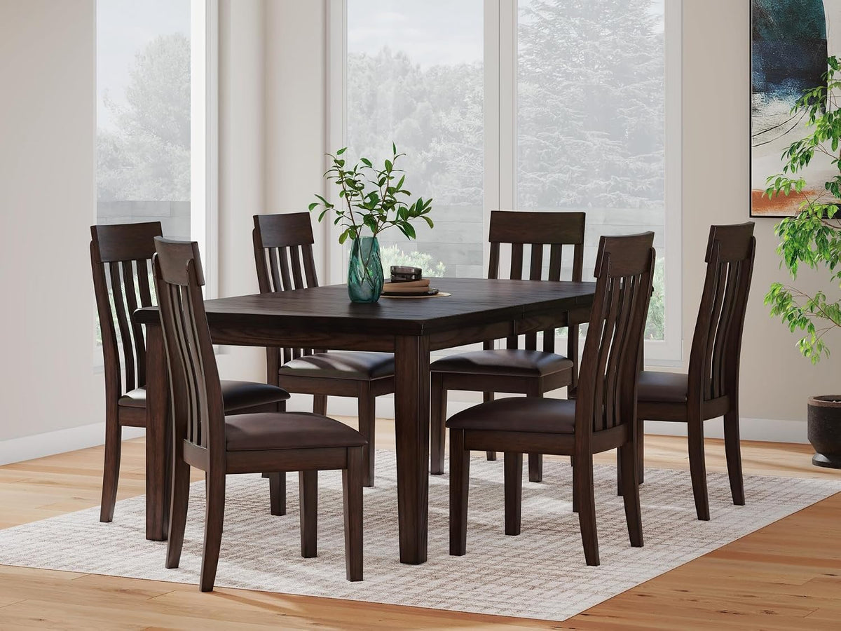 Signature Design by Ashley Haddigan Dining Chair, Set of 2, Dark Brown