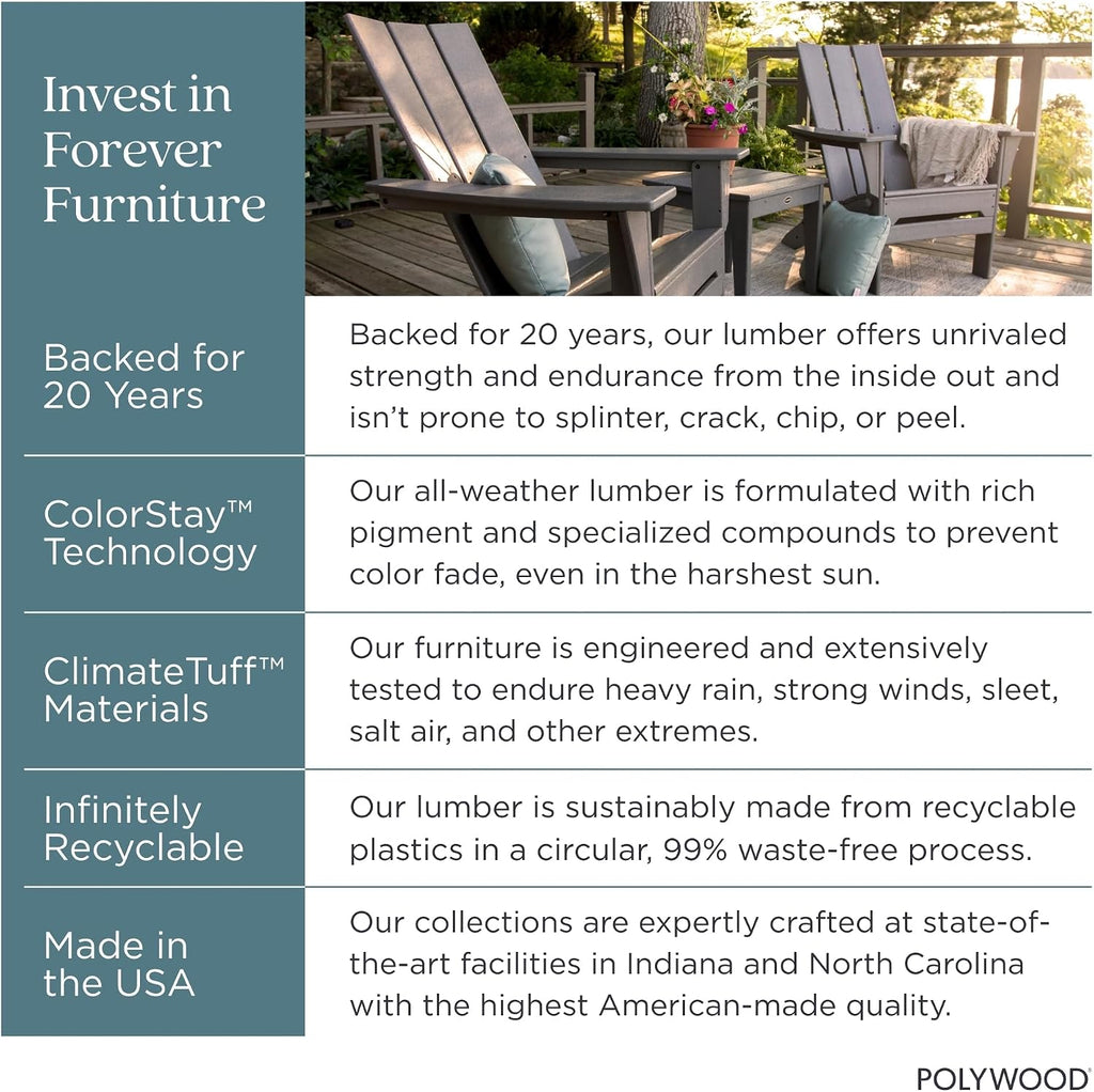 POLYWOOD Presidential Rocking Chair in Mahogany
