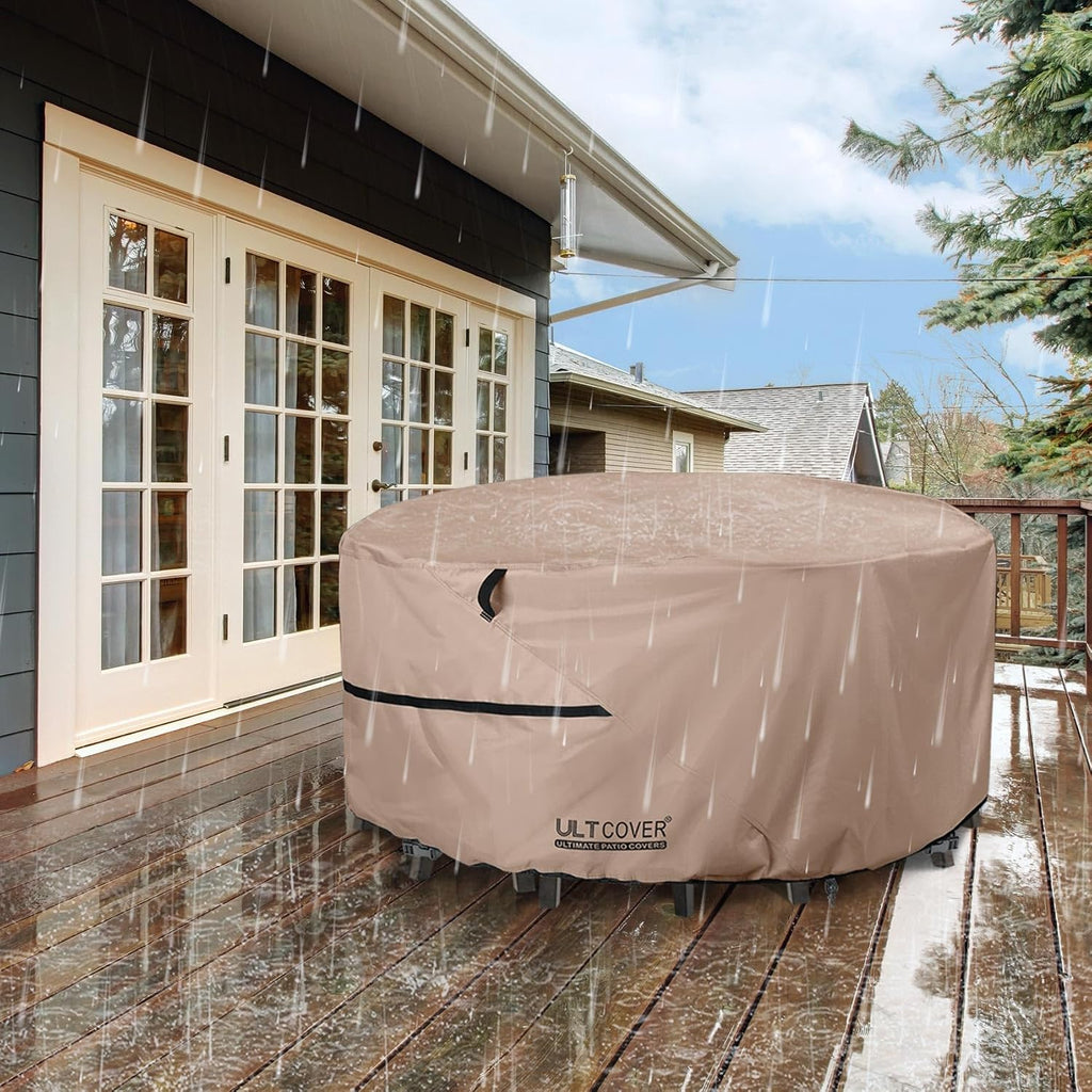 ULTCOVER Waterproof Round Patio Table Cover 60 inch
