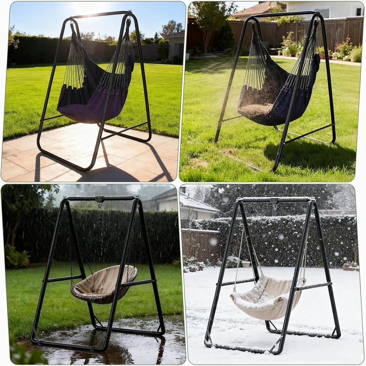 Kasla Hammock Chair Stand Cover, 37" L×47" W×62" H