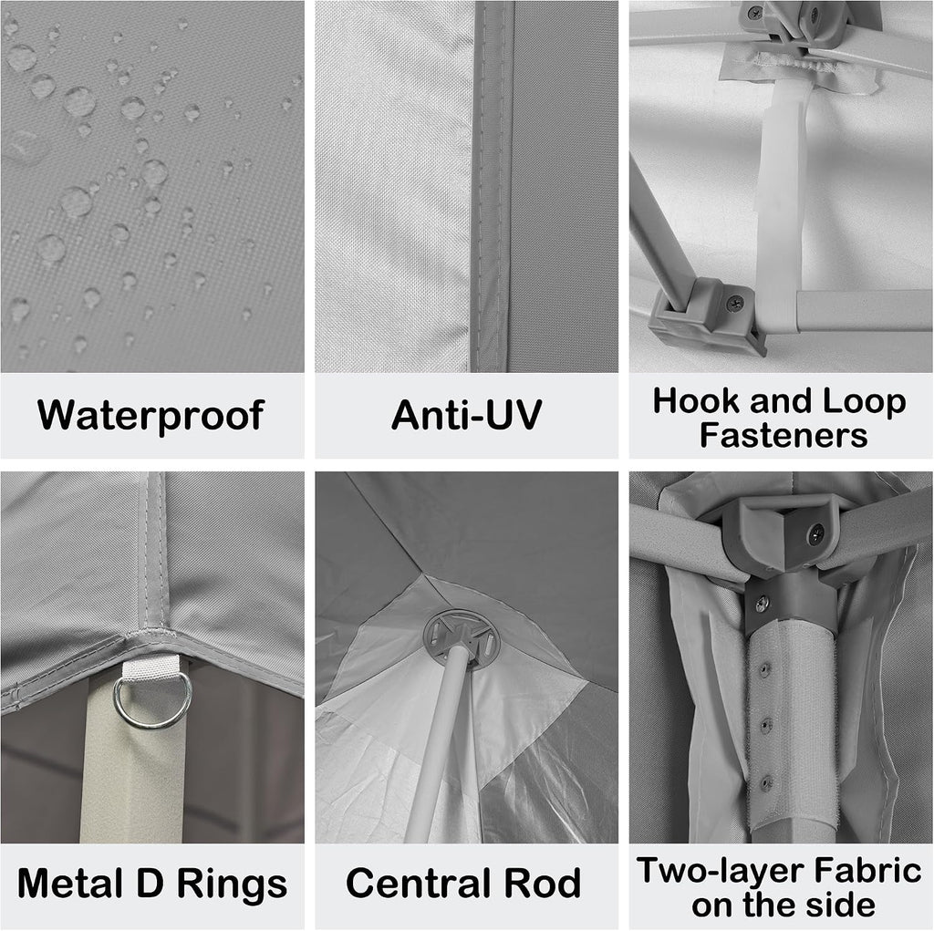 canopy replacement top, 10x10ft pop up canopy for, side view