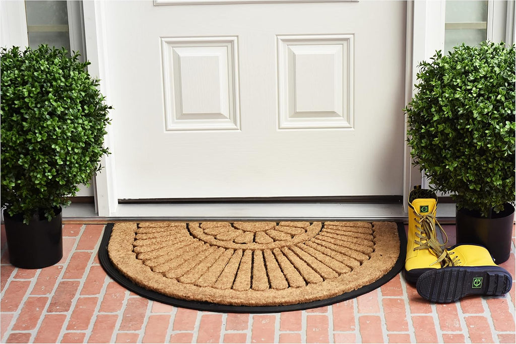 Calloway Mills Shell Coir and Rubber Heavy-Duty Over-Sized Doormat (30 x 48)