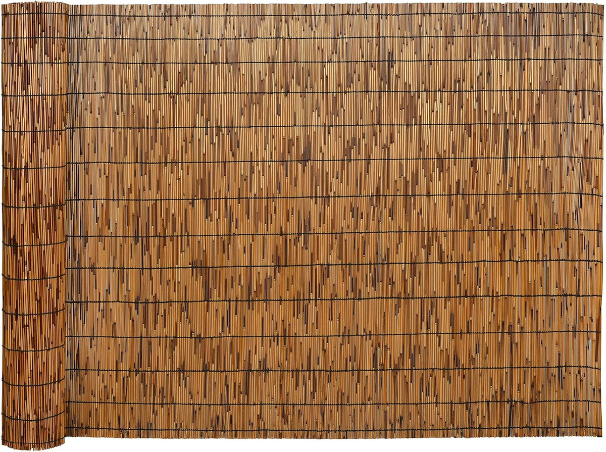 DearHouse Natural Reed Fencing, Eco-Friendly Reed Fence, 3.3 feet High x 13.3 feet Long, Reed Screen for Garden, Privacy