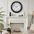 CLXEAST 18 Inch Large Illuminated Outdoor Clocks Waterproof