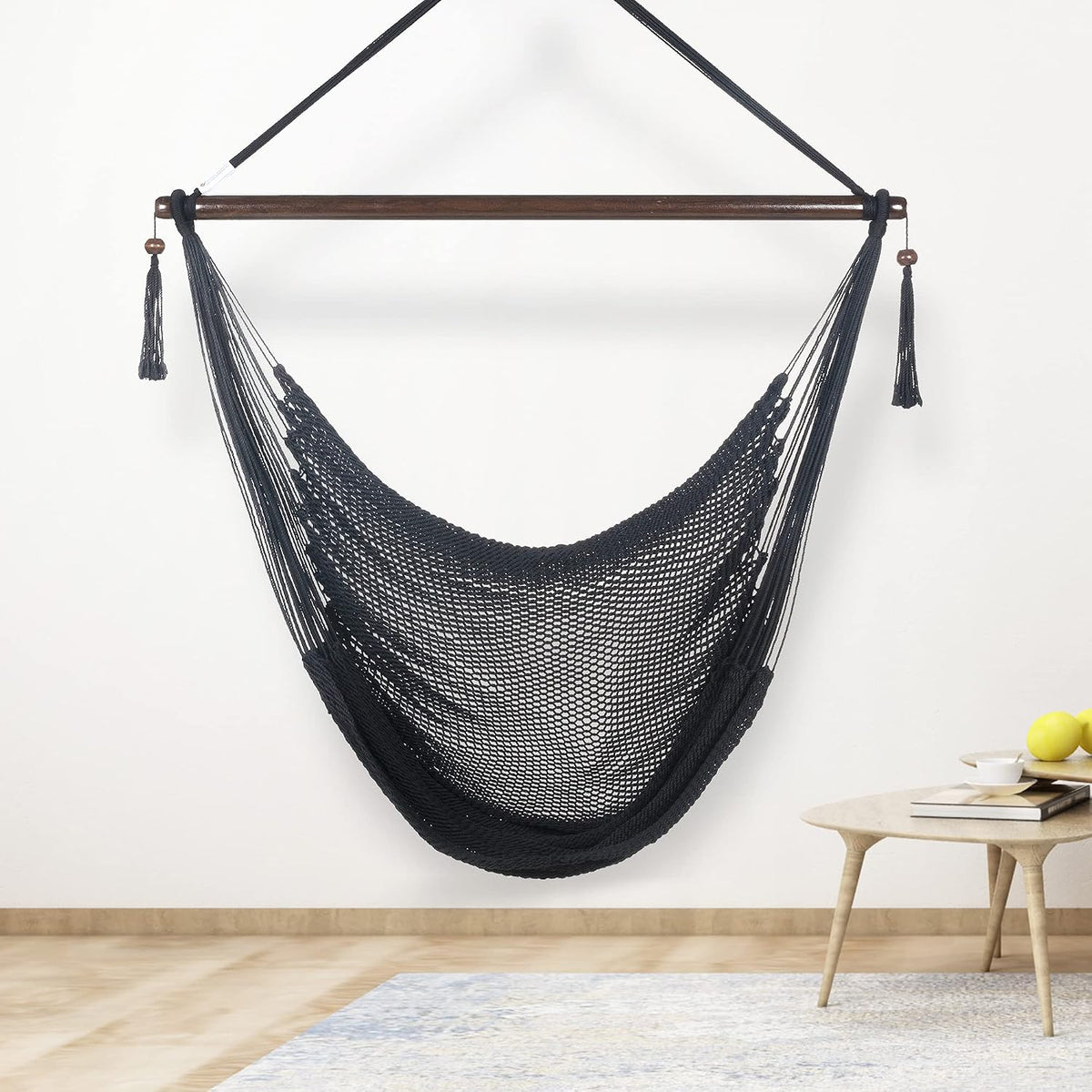 large caribbean hammock chair - 48 inch, close-up detail