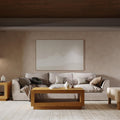 Maven Lane Artemis Coffee Table, Natural Solid Wood, 18"