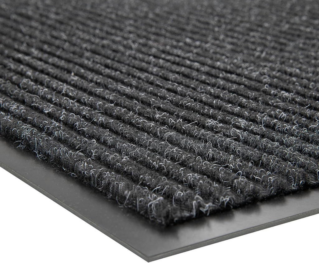 100pointONE Front Door Mat, Heavy Duty Indoor Outdoor Doormat for Entryway, 120" x 36" Low Profile Outdoor Mats for Home Entrance, Stain and Fade Resistant Welcome Mat for High Traffic Area, Black