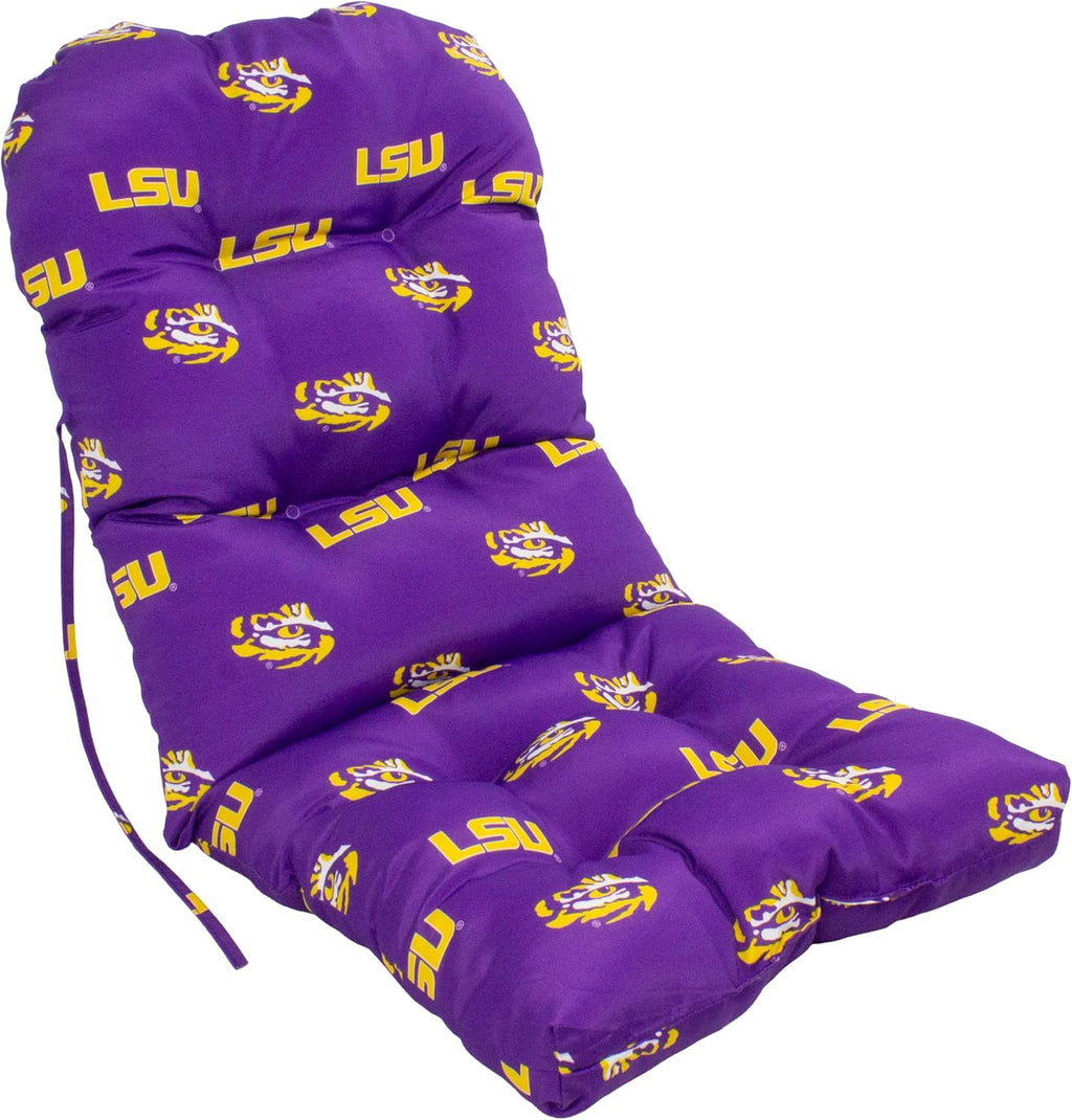 College Covers Everything Comfy LSU Tigers Patio Adirondack Chair Cushion