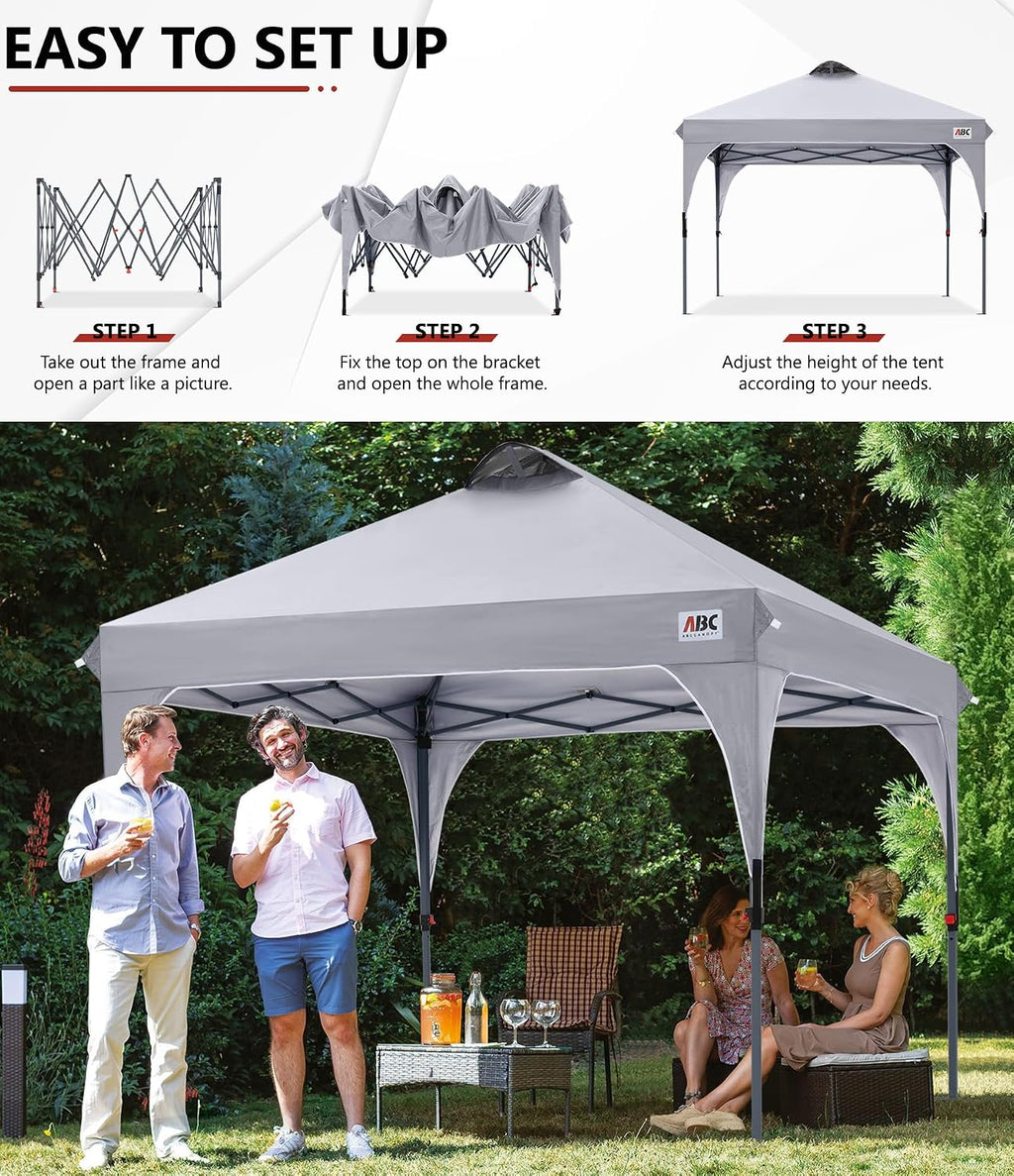 abccanopy 10x10 pop up canopy tent instant outdoor, package contents