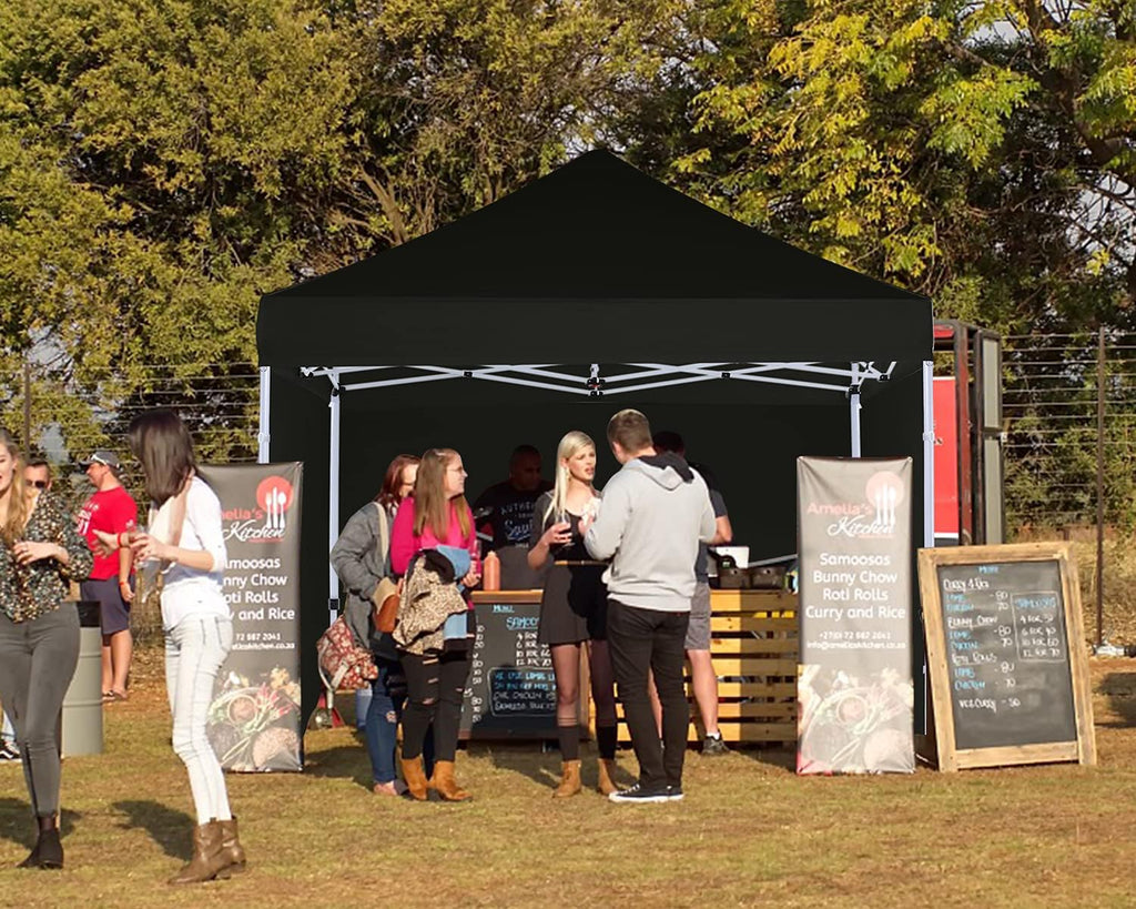 hlong 10x10 heavy duty pop-up canopy with 4, package contents
