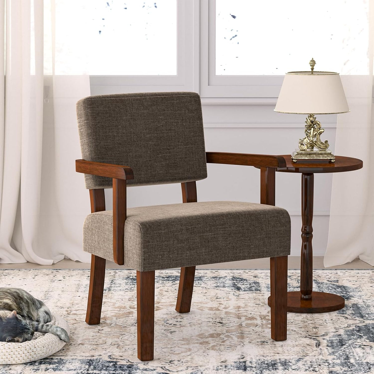 FAGAGA Accent Chair, Living Room Chairs Oversized with Soft Seat