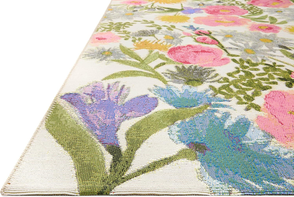 Loloi Botanical Ivory/Multi 10'-6" x 13'-9" Area Rug