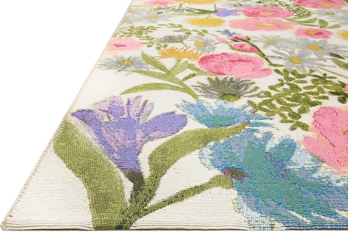 Loloi Botanical Ivory/Multi 10'-6" x 13'-9" Area Rug