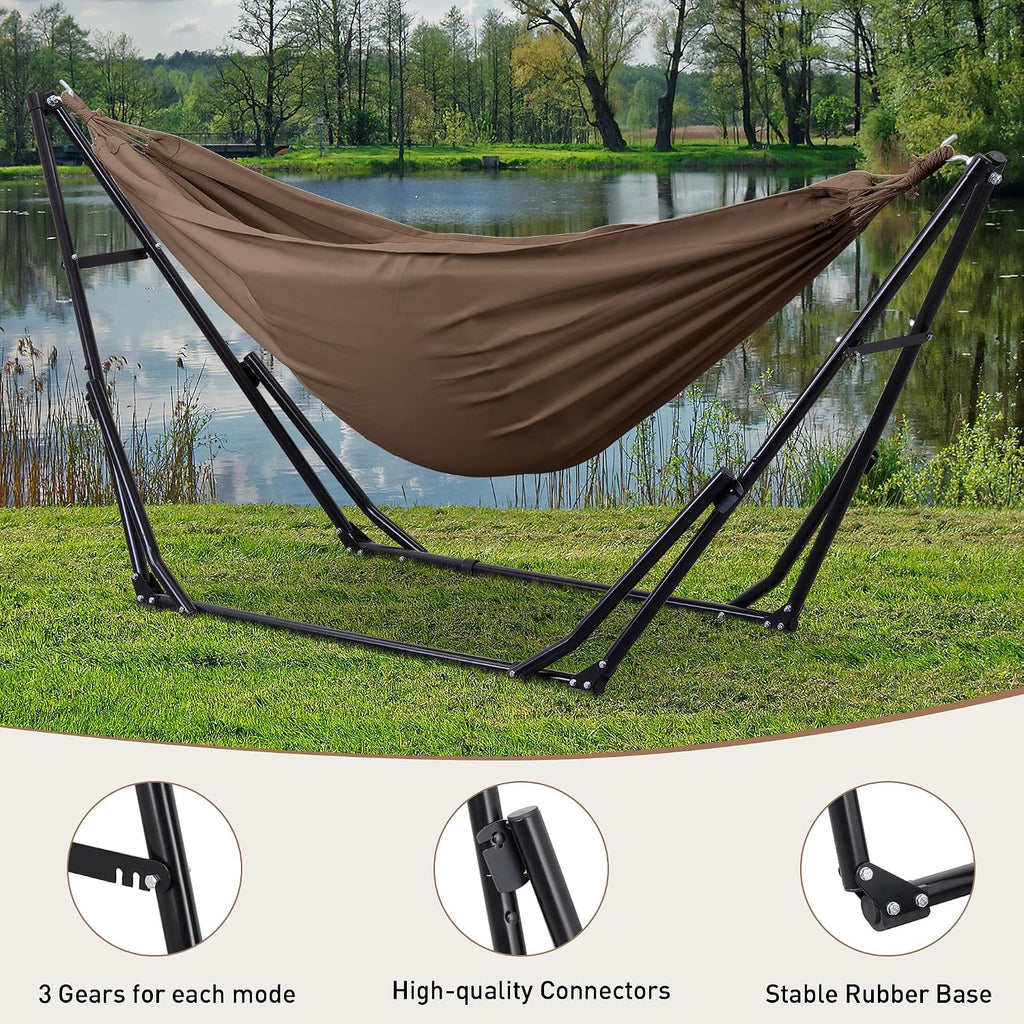 ainfox hammock with foldable stand, 2 in 1, close-up detail