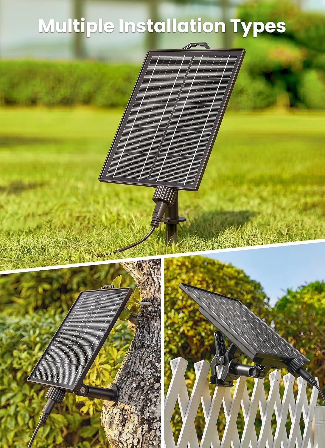 Brightown 108FT 52LED Solar String Lights Outdoor with Remote & USB Port